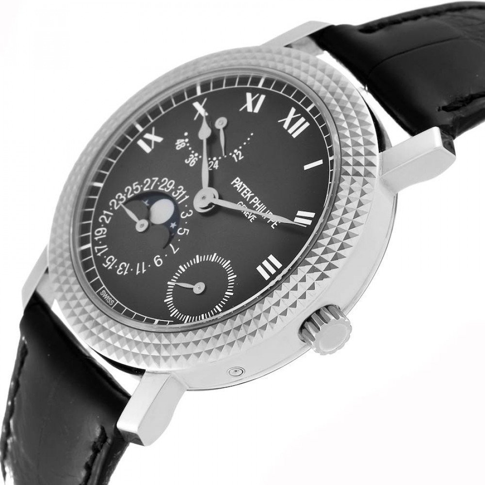 Patek Philippe Calatrava Cortina Jubilee White Gold Mens Watch 5057 Patek Philippe Calatrava Cortina Jubilee White Gold Mens Watch 5057