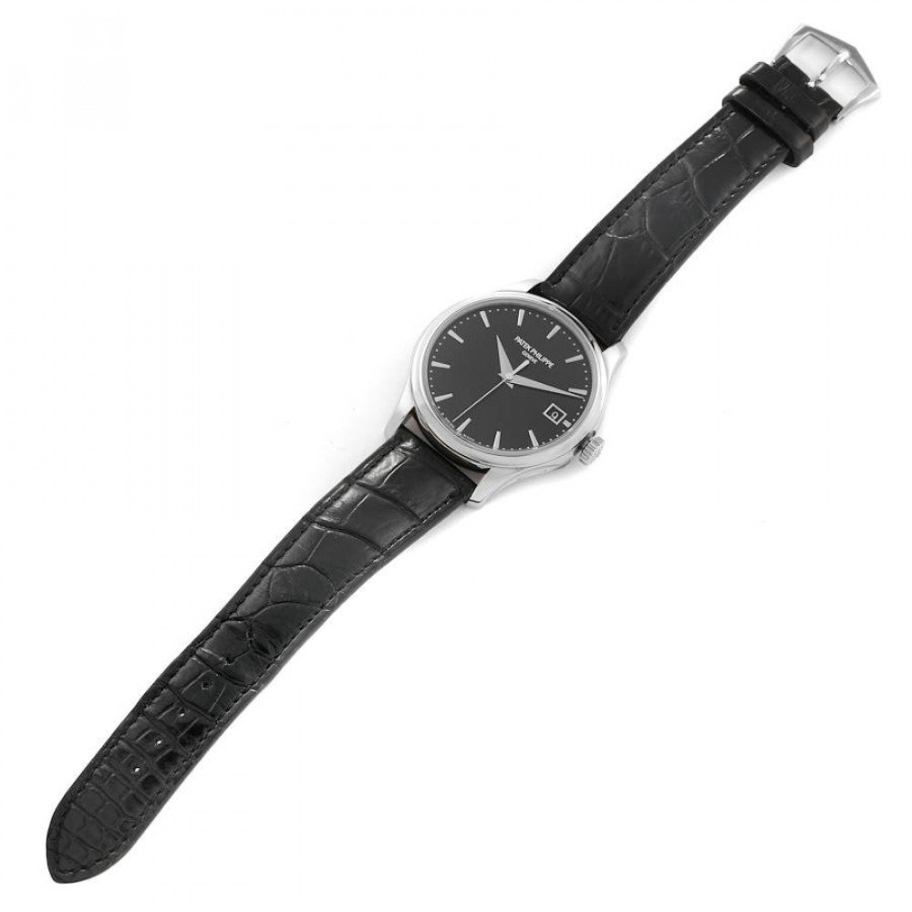 Patek Philippe Calatrava Hunter Case White Gold Mens Watch 5227G Patek Philippe Calatrava Hunter Case White Gold Mens Watch 5227G