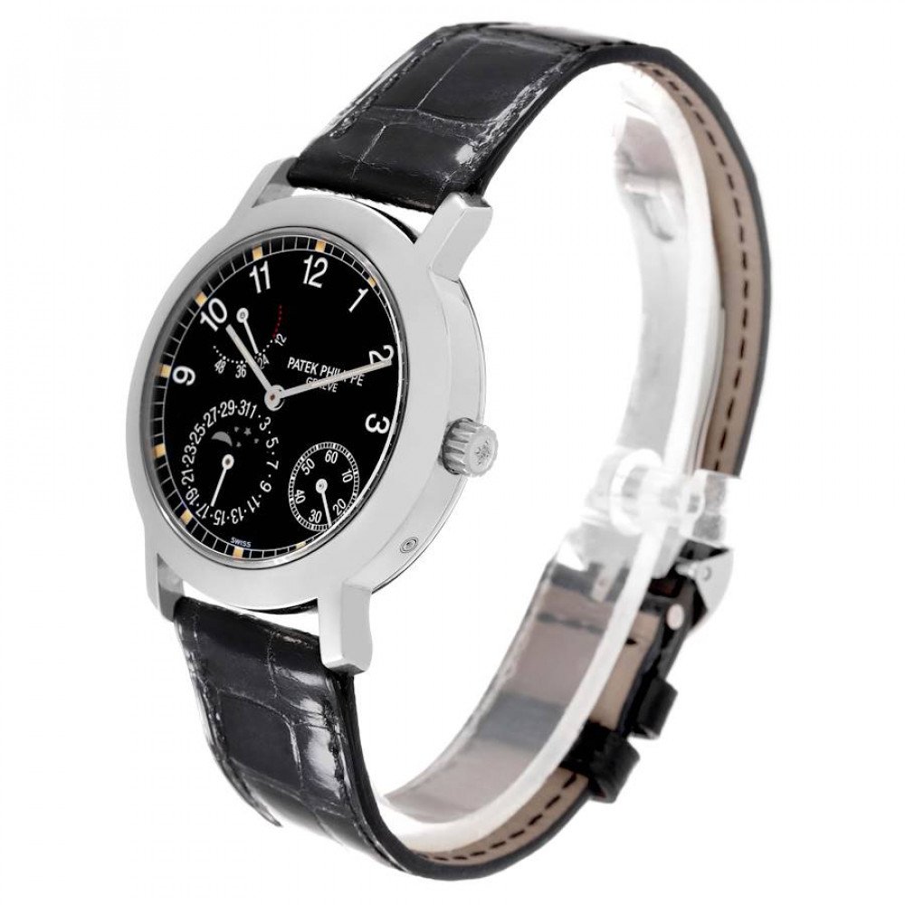 Patek Philippe Moonphase Power Reserve White Gold Watch 5055 Patek Philippe Moonphase Power Reserve White Gold Watch 5055