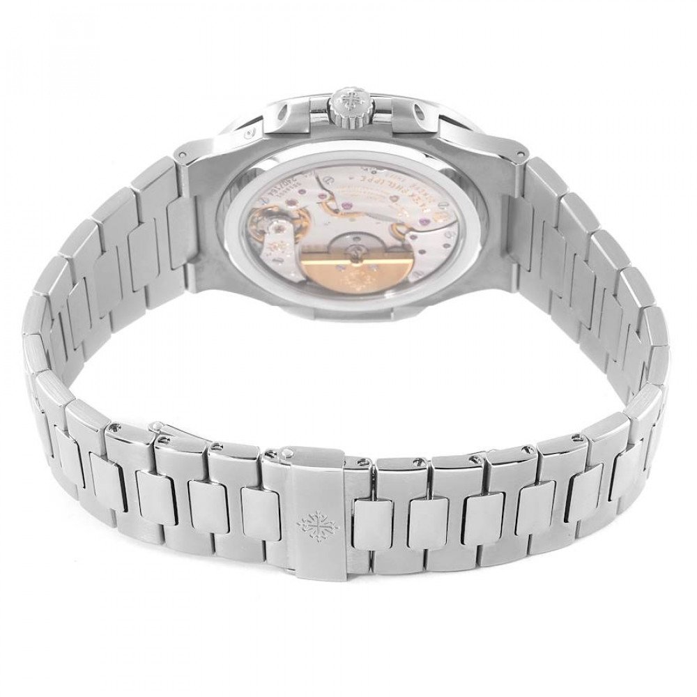Patek Philippe Nautilus Blue Dial Moonphase Steel Mens Watch 5712 Patek Philippe Nautilus Blue Dial Moonphase Steel Mens Watch 5712