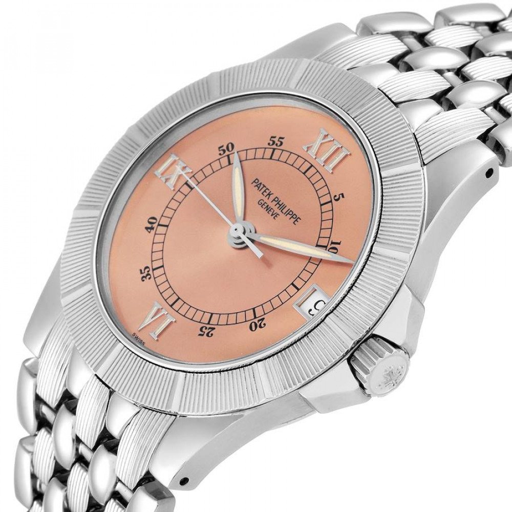 Patek Philippe Neptune Steel Salmon Dial Mens Watch 5080 Patek Philippe Neptune Steel Salmon Dial Mens Watch 5080
