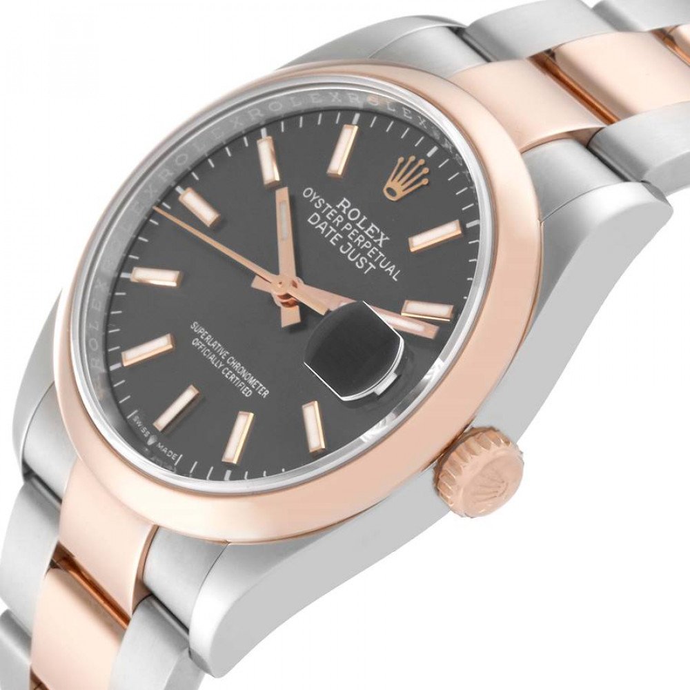 Rolex Datejust 36 Steel EveRose Gold Rhodium Dial Mens Watch 126201 Rolex Datejust 36 Steel EveRose Gold Rhodium Dial Mens Watch 126201
