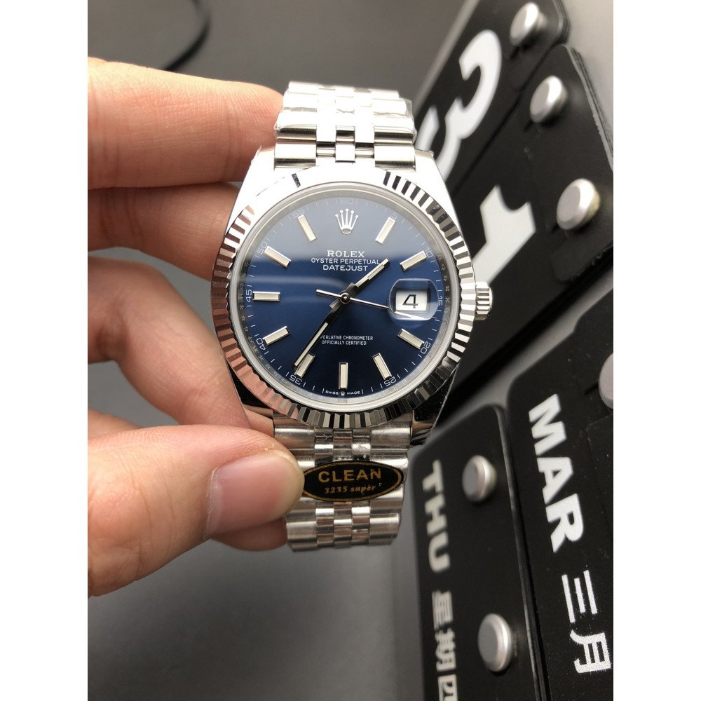 Rolex Datejust Steel White Gold Blue Dial Mens Watch 126234 Rolex Datejust Steel White Gold Blue Dial Mens Watch 126234