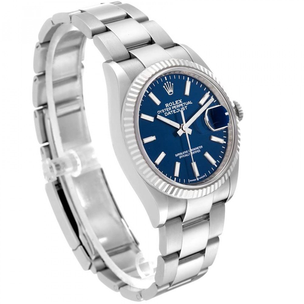Rolex Datejust Steel White Gold Blue Dial Mens Watch 126234 Rolex Datejust Steel White Gold Blue Dial Mens Watch 126234