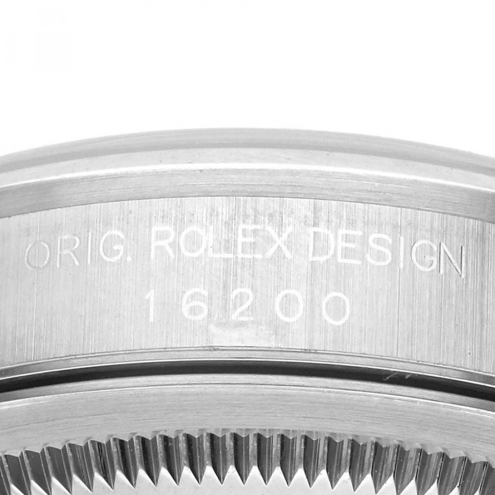 Rolex Datejust 36mm Black Dial Steel Mens Watch 16200 Rolex Datejust 36mm Black Dial Steel Mens Watch 16200