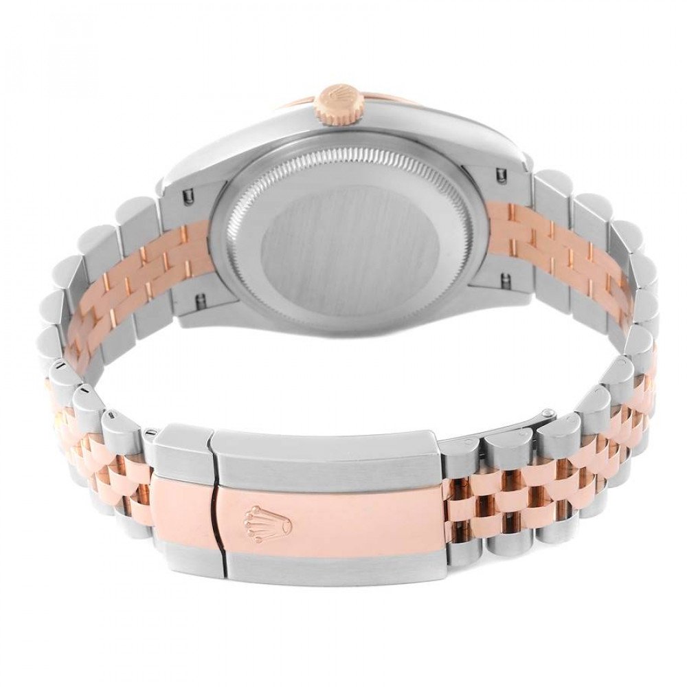 Rolex Datejust 36 Steel Everose Rose Gold Diamond Mens Watch 126231 Rolex Datejust 36 Steel Everose Rose Gold Diamond Mens Watch 126231