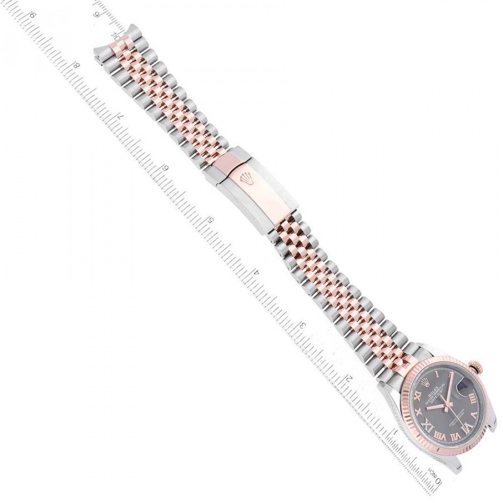 Rolex Datejust 36 Steel Everose Rose Gold Diamond Mens Watch 126231 Rolex Datejust 36 Steel Everose Rose Gold Diamond Mens Watch 126231