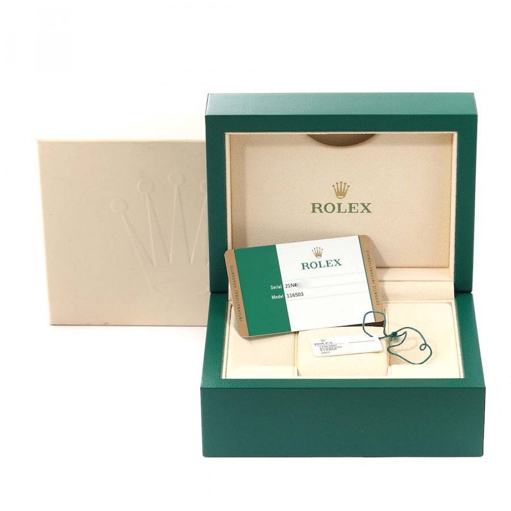 Rolex Daytona Steel Yellow Gold Diamond Dial Mens Watch 116503 Box Card Rolex Daytona Steel Yellow Gold Diamond Dial Mens Watch 116503 Box Card