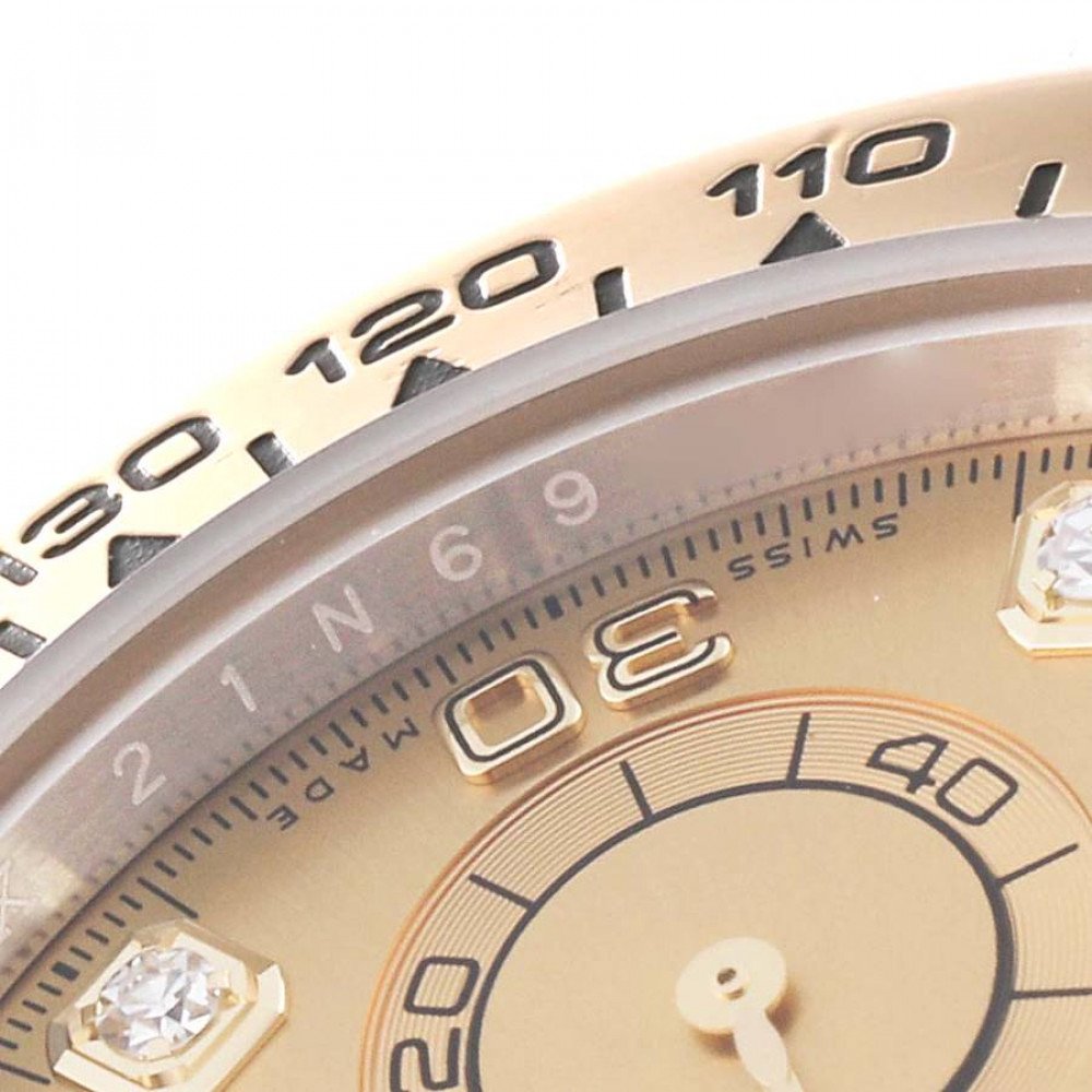 Rolex Daytona Steel Yellow Gold Diamond Dial Mens Watch 116503 Box Card Rolex Daytona Steel Yellow Gold Diamond Dial Mens Watch 116503 Box Card