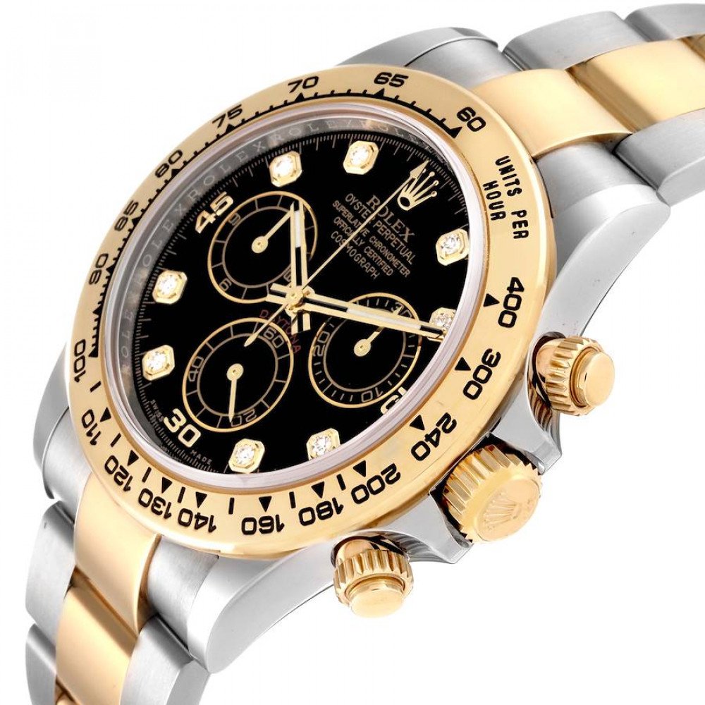 Rolex Daytona Steel Yellow Gold Diamond Dial Mens Watch 116503 Rolex Daytona Steel Yellow Gold Diamond Dial Mens Watch 116503