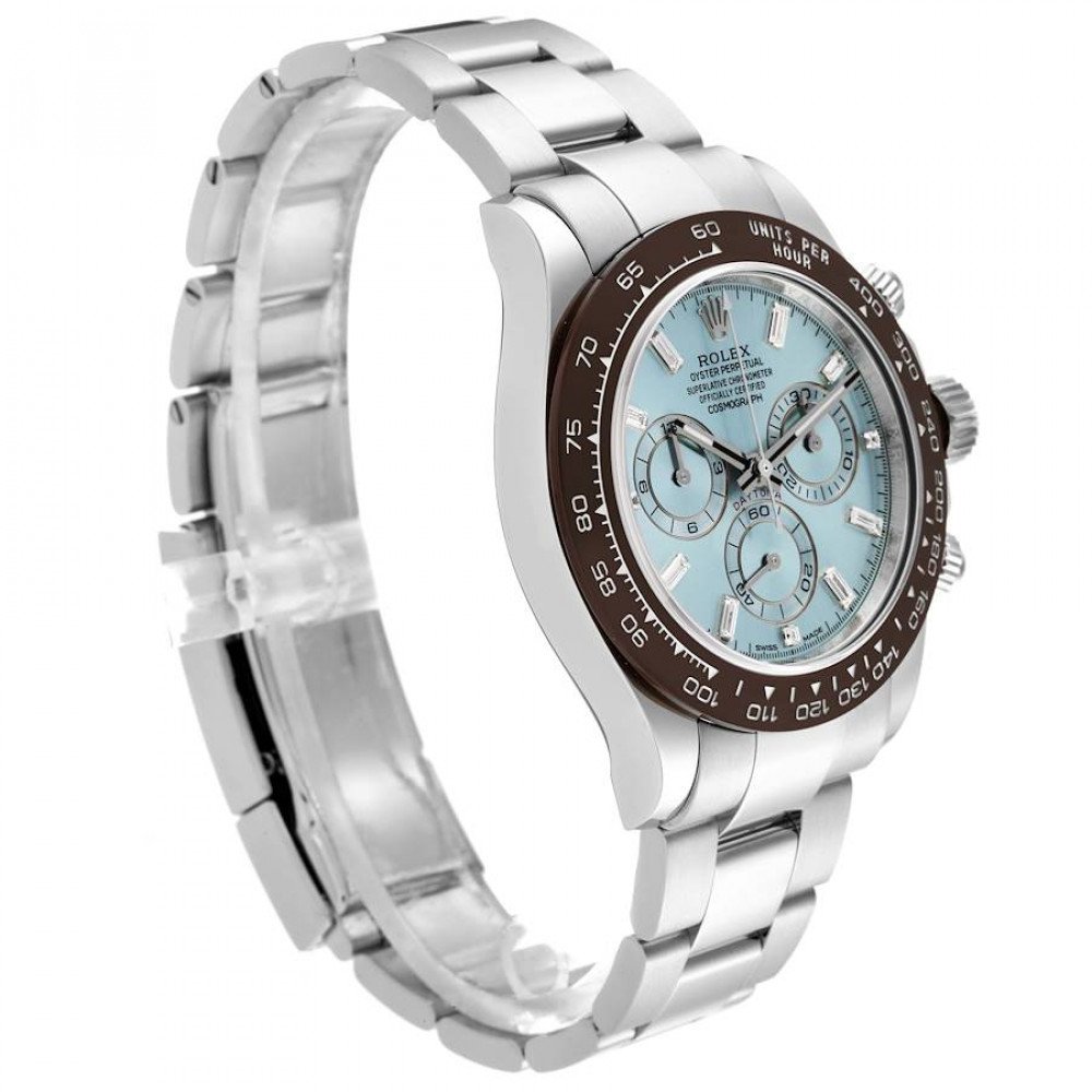 Rolex Daytona Ice Blue Diamond Dial Platinum Chronograph Watch 116506 Rolex Daytona Ice Blue Diamond Dial Platinum Chronograph Watch 116506