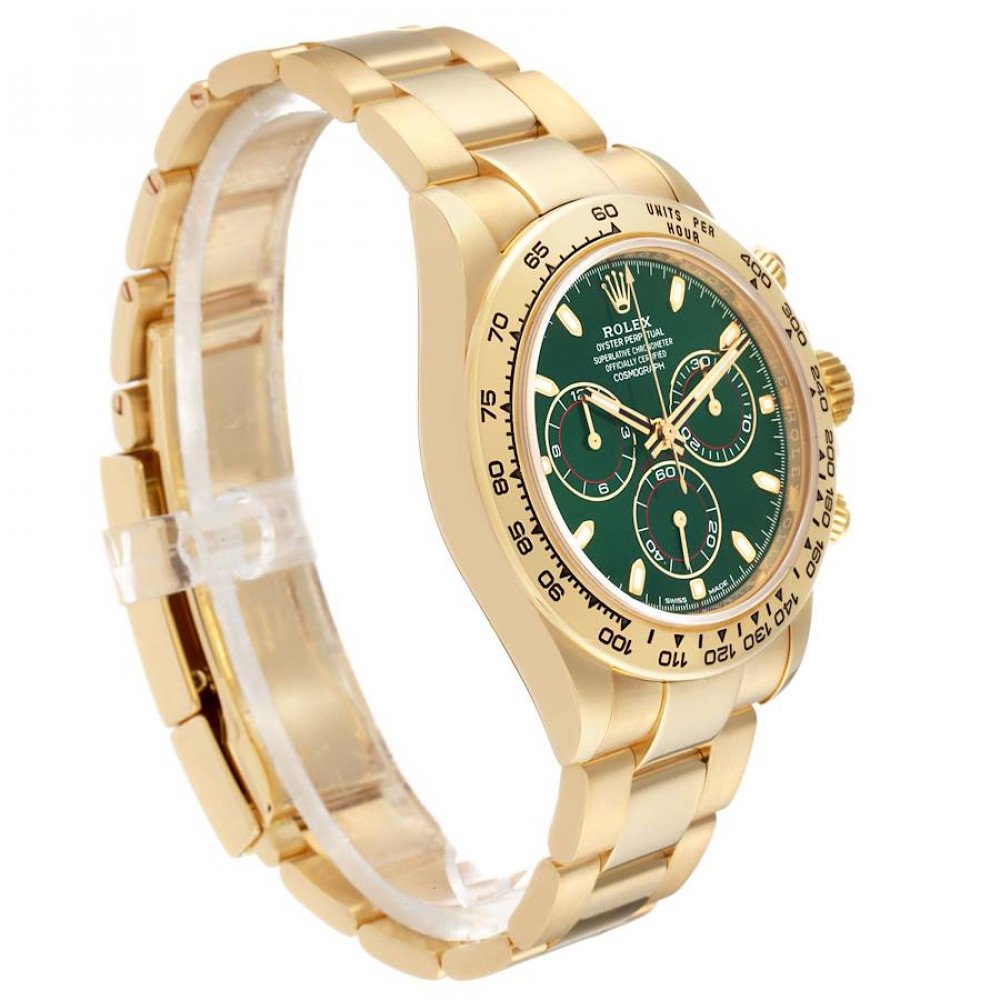Rolex Daytona Yellow Gold Green Dial Mens Watch 116508 Rolex Daytona Yellow Gold Green Dial Mens Watch 116508