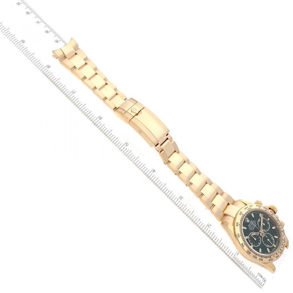 Rolex Daytona Yellow Gold Green Dial Mens Watch 116508 Rolex Daytona Yellow Gold Green Dial Mens Watch 116508