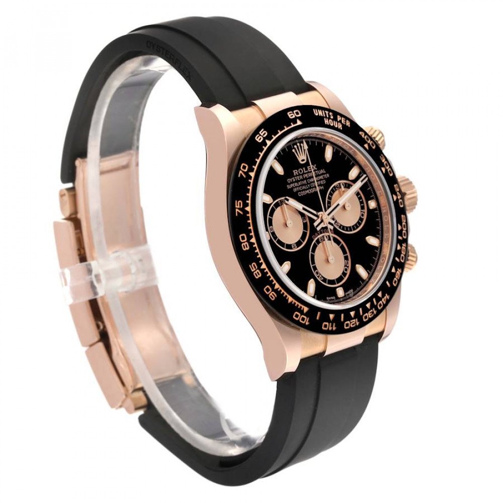 Rolex Daytona Oysterflex Rose Gold Black Dial Mens Watch 116515 Rolex Daytona Oysterflex Rose Gold Black Dial Mens Watch 116515