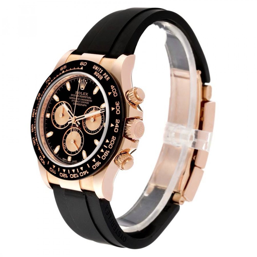 Rolex Daytona Oysterflex Rose Gold Black Dial Mens Watch 116515 Rolex Daytona Oysterflex Rose Gold Black Dial Mens Watch 116515