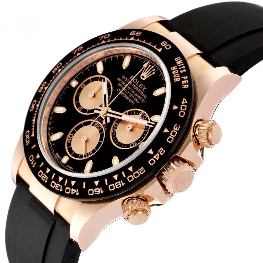 Rolex Daytona Oysterflex Rose Gold Black Dial Mens Watch 116515 Rolex Daytona Oysterflex Rose Gold Black Dial Mens Watch 116515