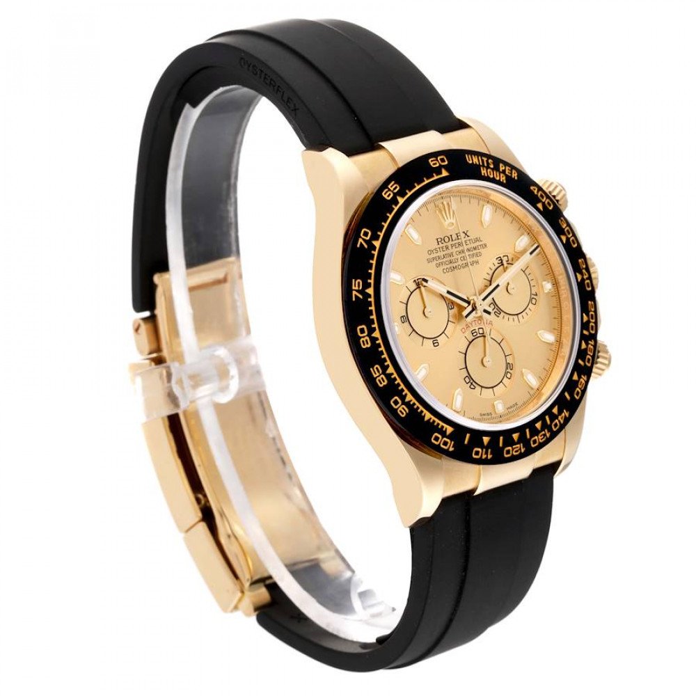 Rolex Daytona Cosmograph Yellow Gold Ceramic Bezel Mens Watch 116518 Rolex Daytona Cosmograph Yellow Gold Ceramic Bezel Mens Watch 116518