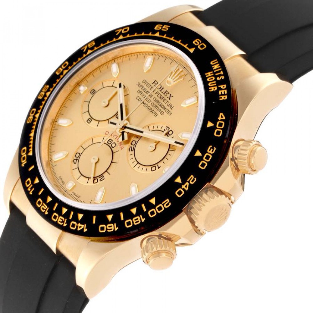 Rolex Daytona Cosmograph Yellow Gold Ceramic Bezel Mens Watch 116518 Rolex Daytona Cosmograph Yellow Gold Ceramic Bezel Mens Watch 116518