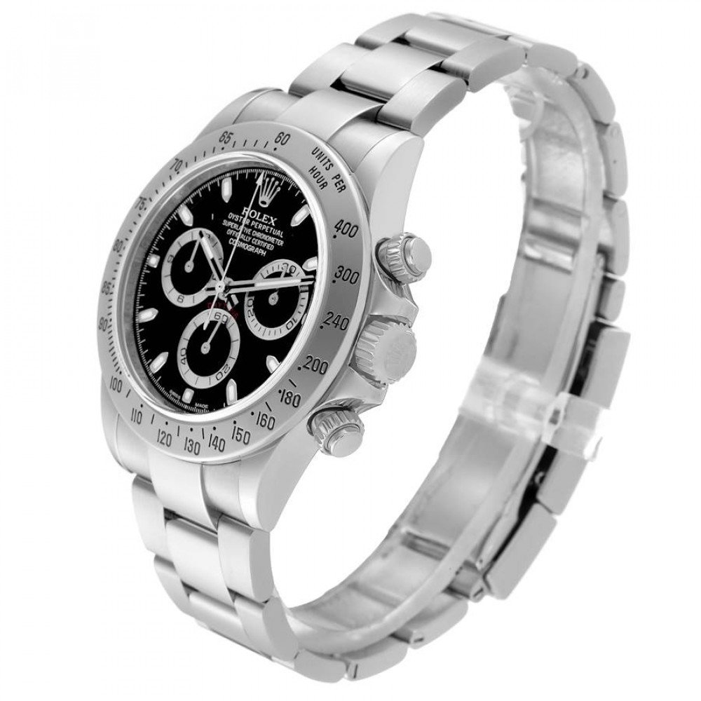Rolex Daytona Chronograph Black Dial Steel Mens Watch 116520 Rolex Daytona Chronograph Black Dial Steel Mens Watch 116520