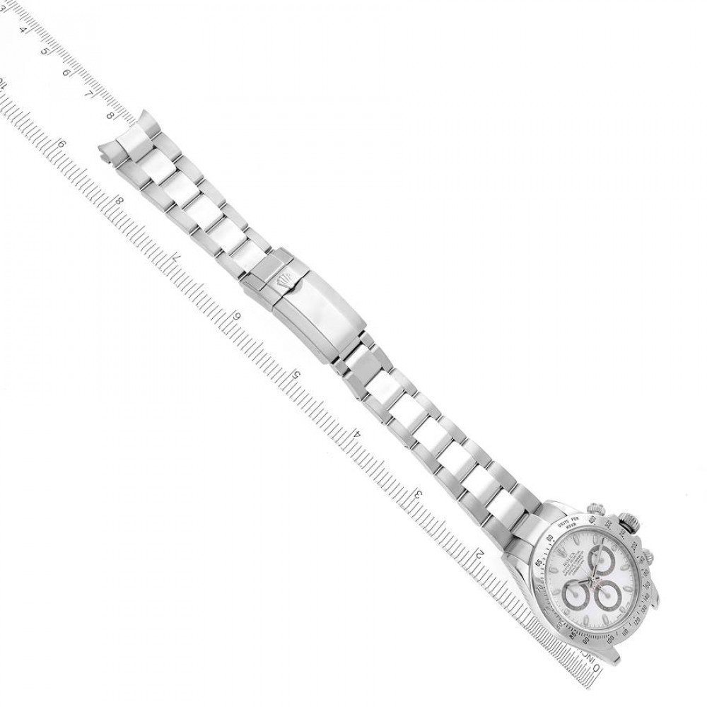 Rolex Daytona Chronograph White Dial Steel Mens Watch 116520 Rolex Daytona Chronograph White Dial Steel Mens Watch 116520