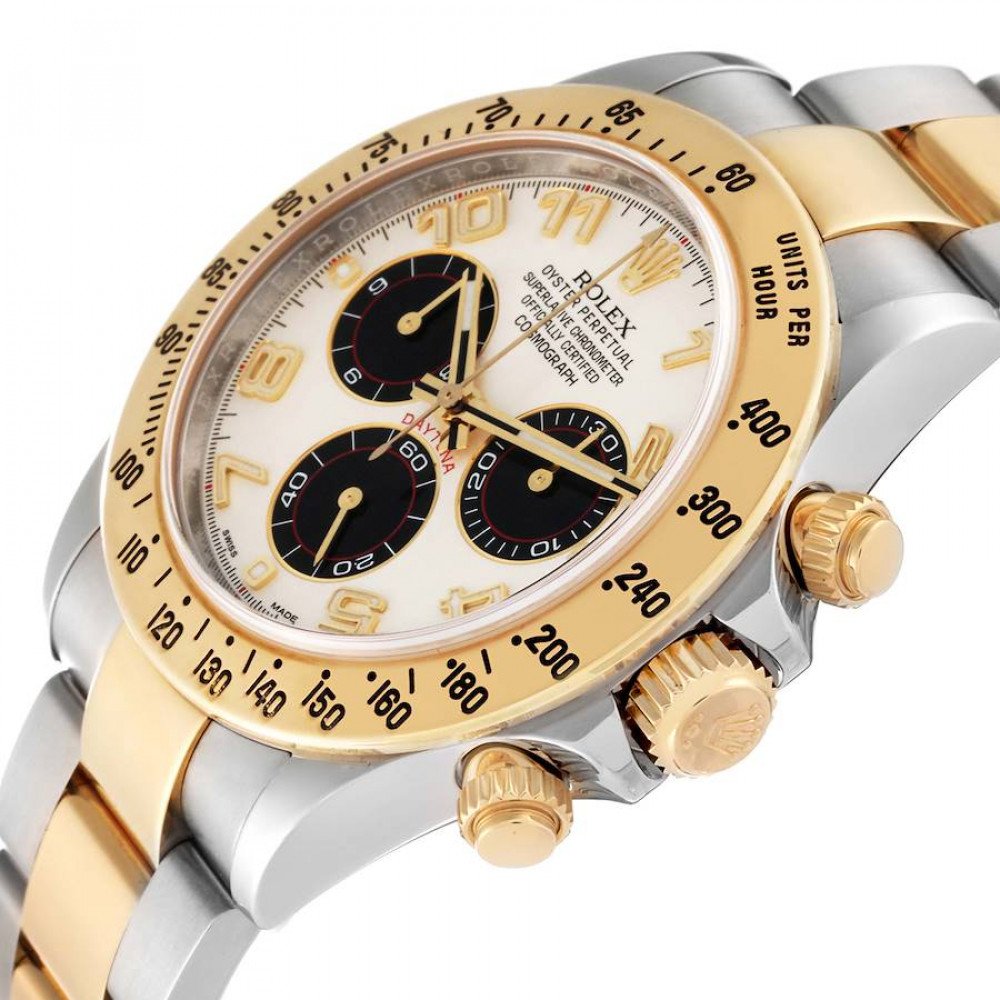 Rolex Daytona Panda Dial Steel Yellow Gold Mens Watch 116523 Rolex Daytona Panda Dial Steel Yellow Gold Mens Watch 116523