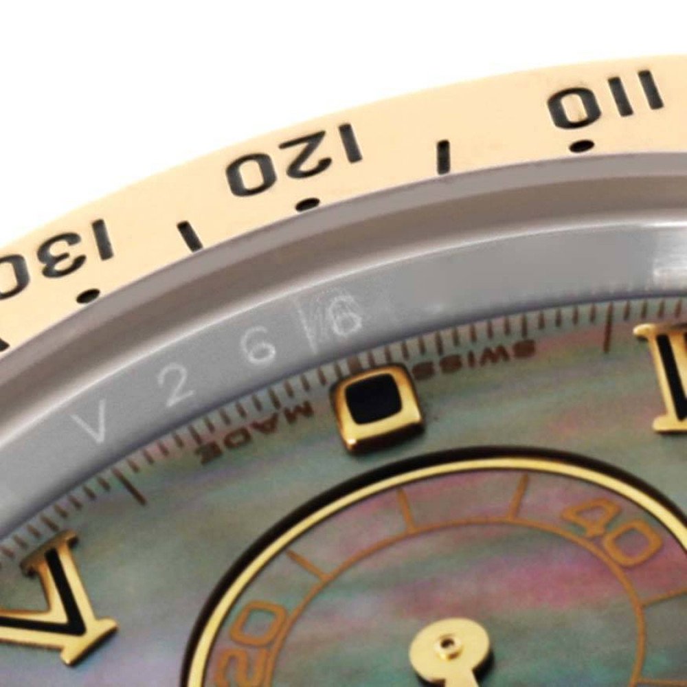 Rolex Daytona Yellow Gold Steel Mother of Pearl Mens Watch 116523 Rolex Daytona Yellow Gold Steel Mother of Pearl Mens Watch 116523