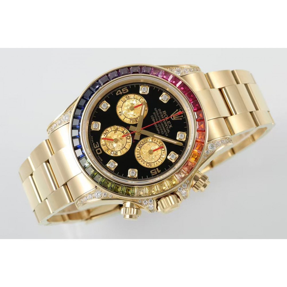 Rolex Daytona 18K Yellow Gold Rainbow Diamond 116598RBOW Rolex Daytona 18K Yellow Gold Rainbow Diamond 116598RBOW