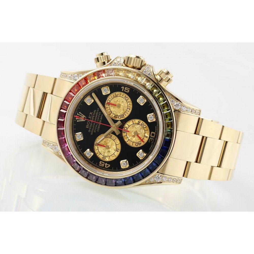 Rolex Daytona 18K Yellow Gold Rainbow Diamond 116598RBOW Rolex Daytona 18K Yellow Gold Rainbow Diamond 116598RBOW