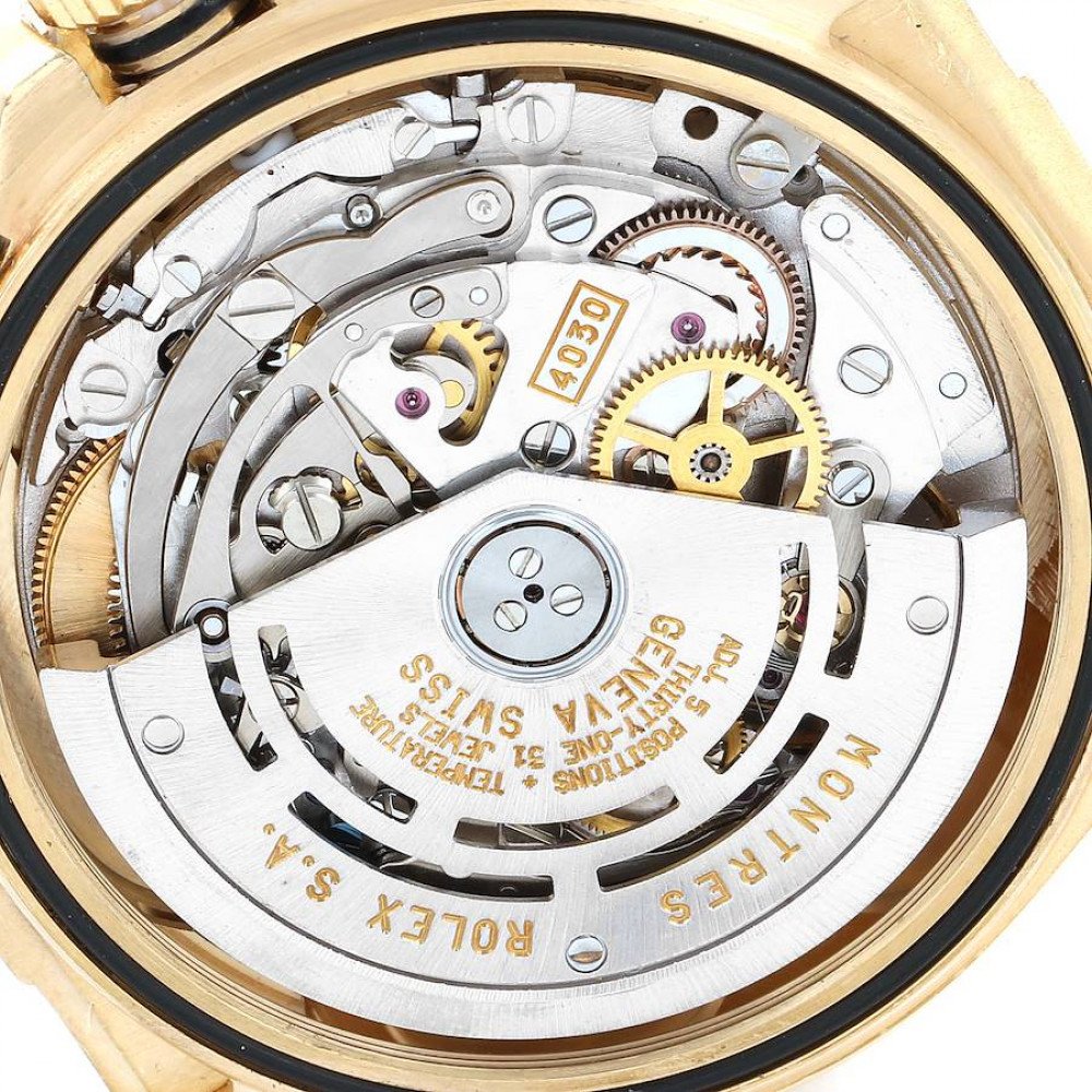 Rolex Daytona White Dial Brown Strap Yellow Gold Mens Watch 16518 Rolex Daytona White Dial Brown Strap Yellow Gold Mens Watch 16518