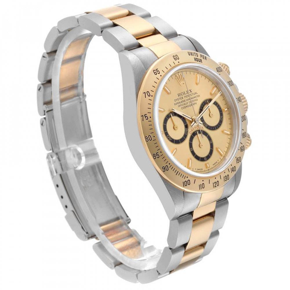 Rolex Daytona Steel Yellow Gold Zenith Movement Mens Watch 16523 Rolex Daytona Steel Yellow Gold Zenith Movement Mens Watch 16523