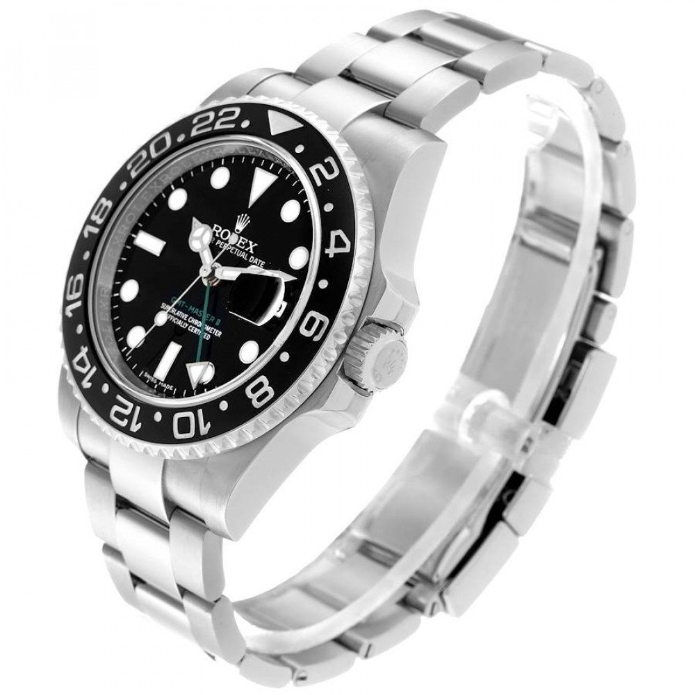 Rolex GMT Master II Green Hand Steel Mens Watch 116710 Rolex GMT Master II Green Hand Steel Mens Watch 116710
