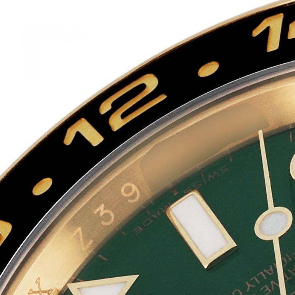 Rolex GMT Master II Yellow Gold Green Dial Mens Watch 116718 Rolex GMT Master II Yellow Gold Green Dial Mens Watch 116718