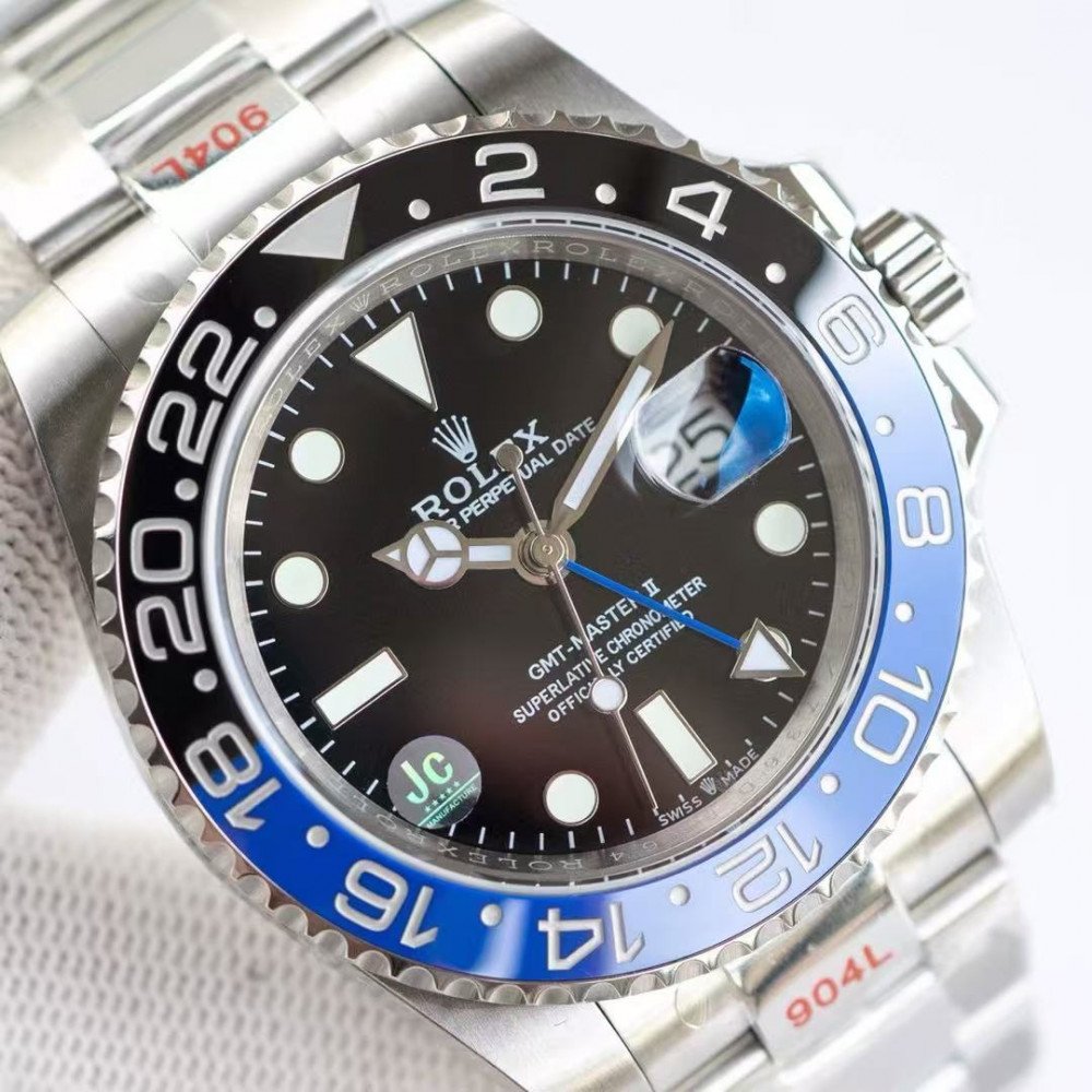 Rolex GMT Master II Batgirl Black Blue Bezel Steel Mens Watch 126710 Rolex GMT Master II Batgirl Black Blue Bezel Steel Mens Watch 126710
