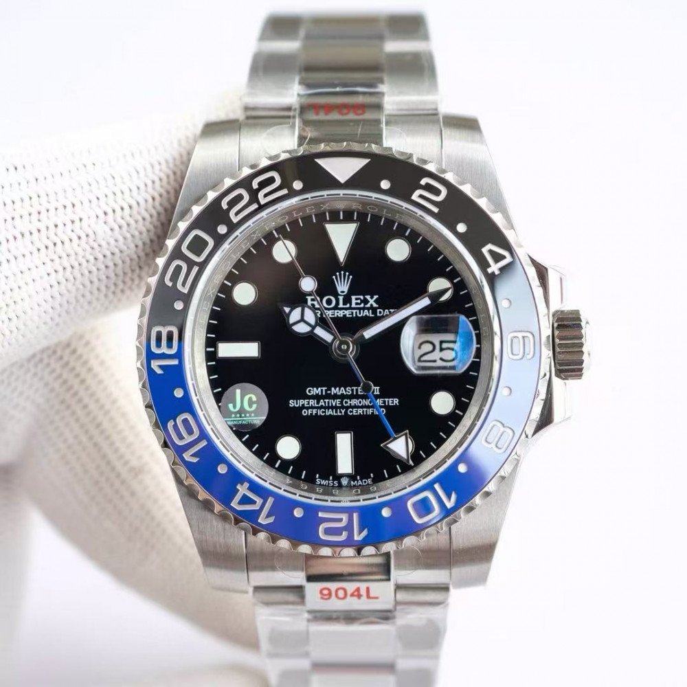 Rolex GMT Master II Batgirl Black Blue Bezel Steel Mens Watch 126710 Rolex GMT Master II Batgirl Black Blue Bezel Steel Mens Watch 126710