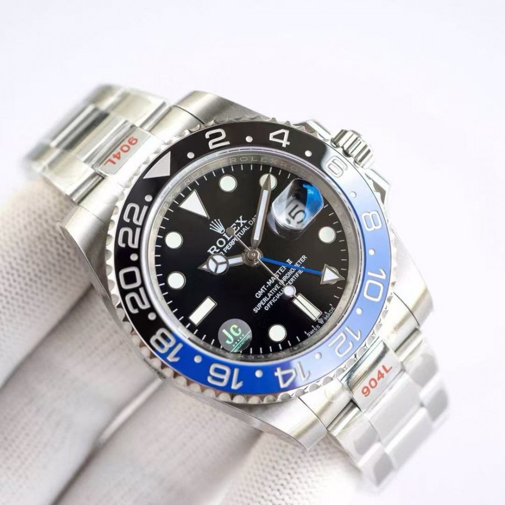 Rolex GMT Master II Batgirl Black Blue Bezel Steel Mens Watch 126710 Rolex GMT Master II Batgirl Black Blue Bezel Steel Mens Watch 126710