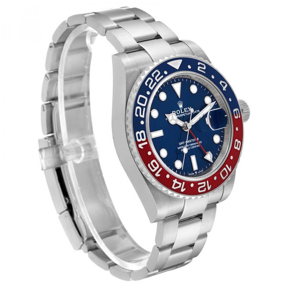 Rolex GMT Master II White Gold Pepsi Bezel Blue Dial Mens Watch 126719 Rolex GMT Master II White Gold Pepsi Bezel Blue Dial Mens Watch 126719