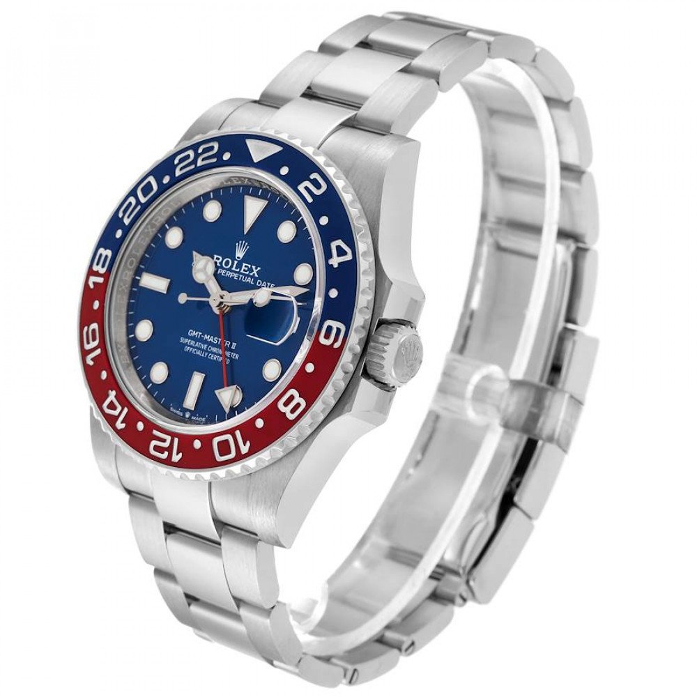 Rolex GMT Master II White Gold Pepsi Bezel Blue Dial Mens Watch 126719 Rolex GMT Master II White Gold Pepsi Bezel Blue Dial Mens Watch 126719