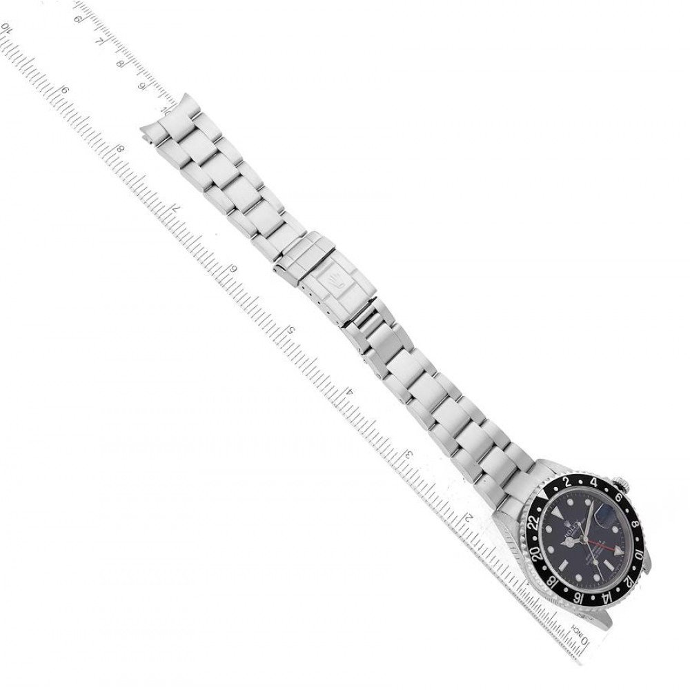 Rolex GMT Master II Black Bezel Dial Steel Mens Watch 16710 Rolex GMT Master II Black Bezel Dial Steel Mens Watch 16710