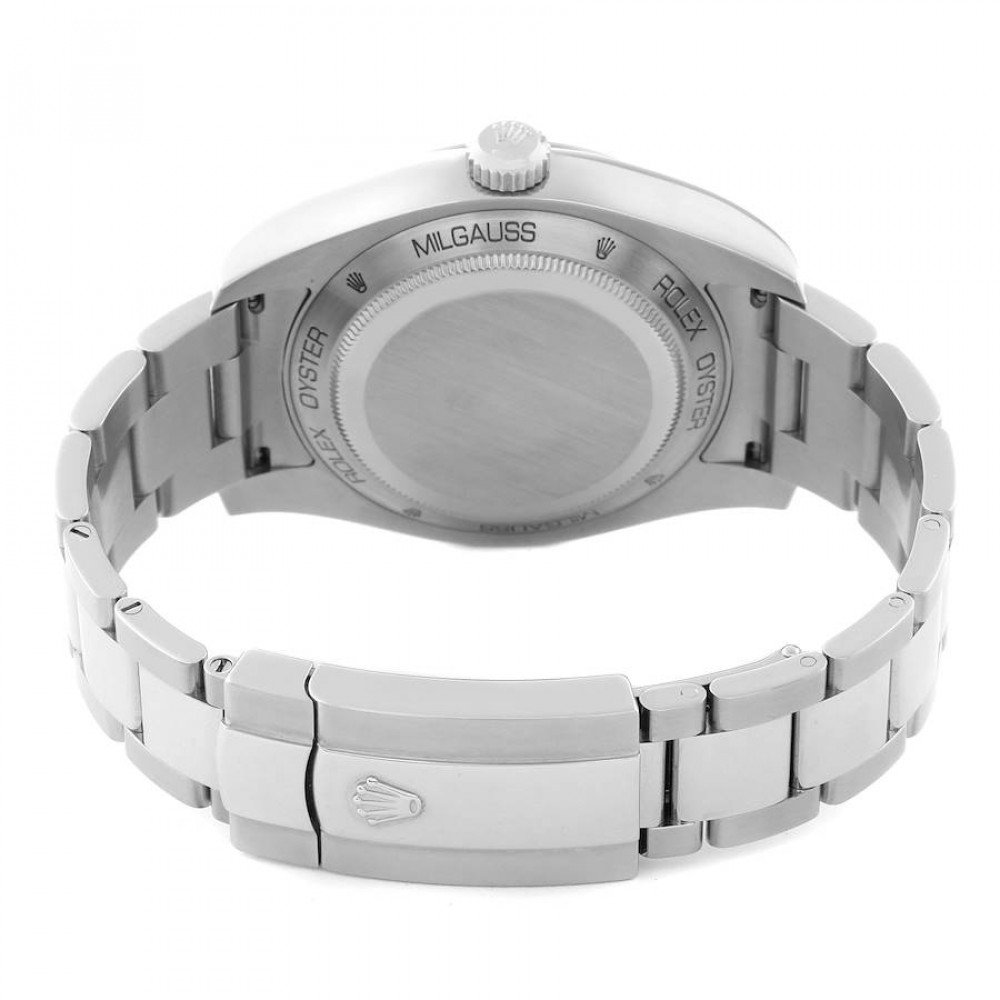 Rolex Milgauss White Dial Orange Markers Steel Mens Watch 116400 Rolex Milgauss White Dial Orange Markers Steel Mens Watch 116400
