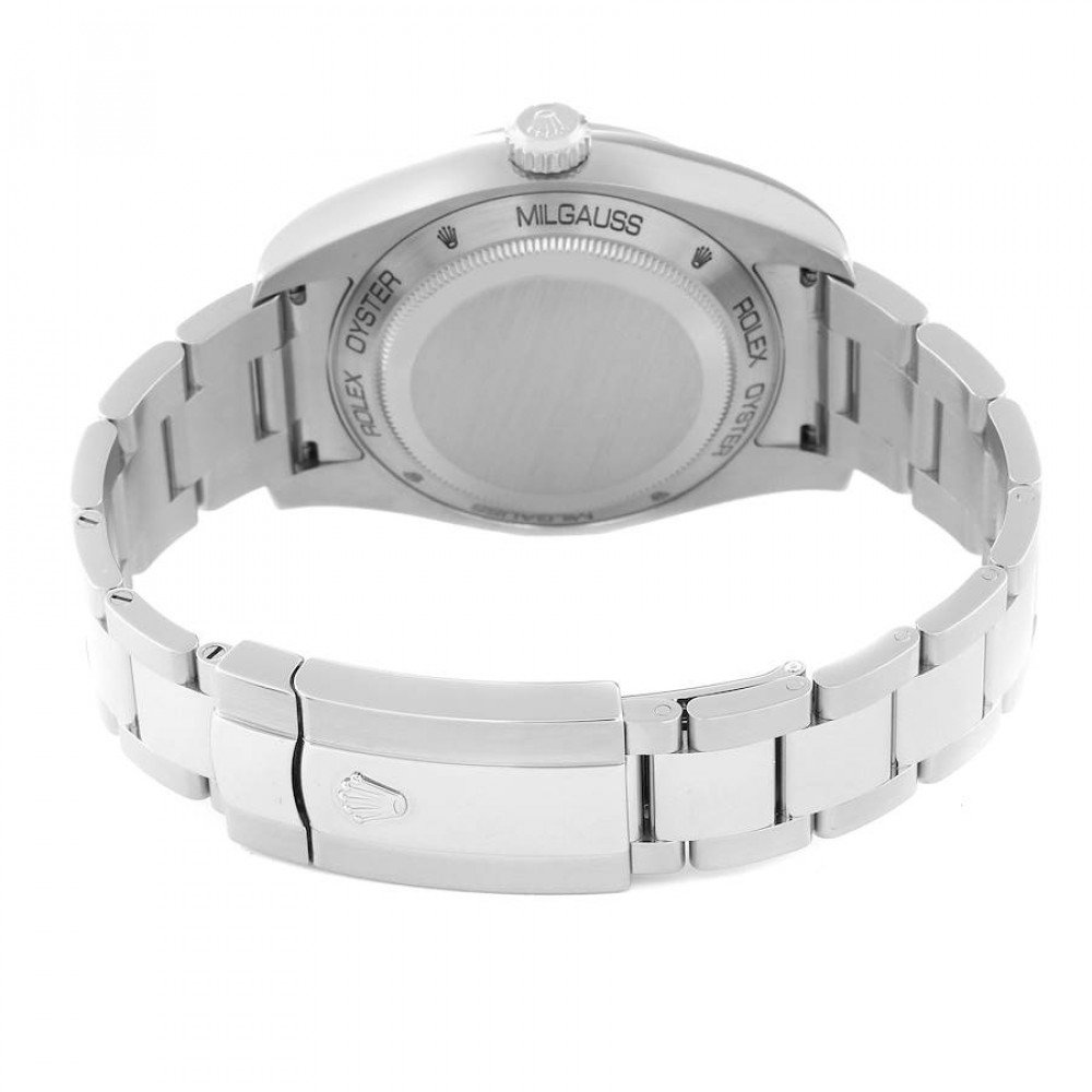 Rolex Milgauss Blue Dial Green Crystal Steel Mens Watch 116400GV Rolex Milgauss Blue Dial Green Crystal Steel Mens Watch 116400GV