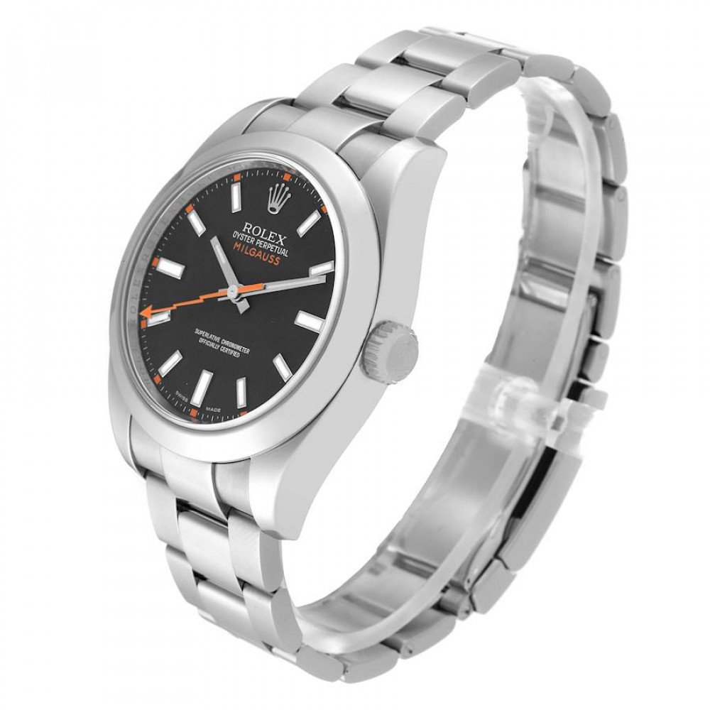 Rolex Milgauss 40mm Black Dial Steel Mens Watch 116400 Rolex Milgauss 40mm Black Dial Steel Mens Watch 116400