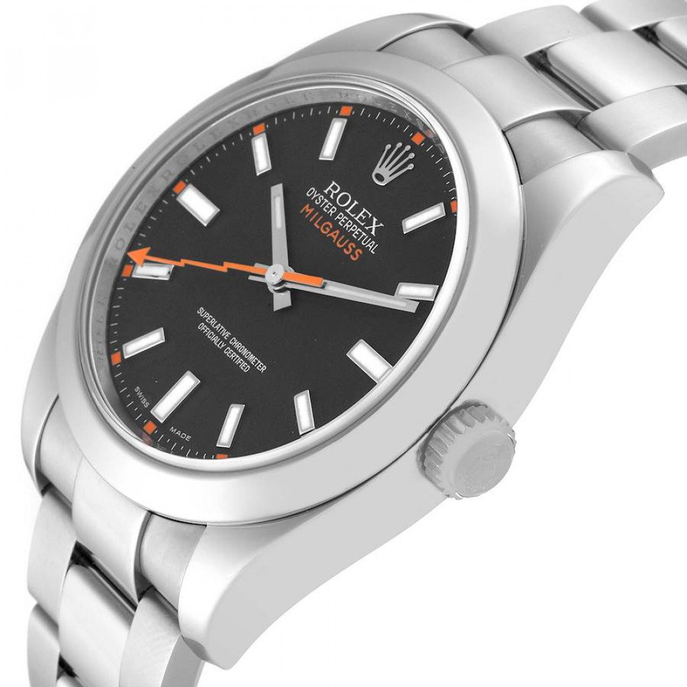 Rolex Milgauss 40mm Black Dial Steel Mens Watch 116400 Rolex Milgauss 40mm Black Dial Steel Mens Watch 116400