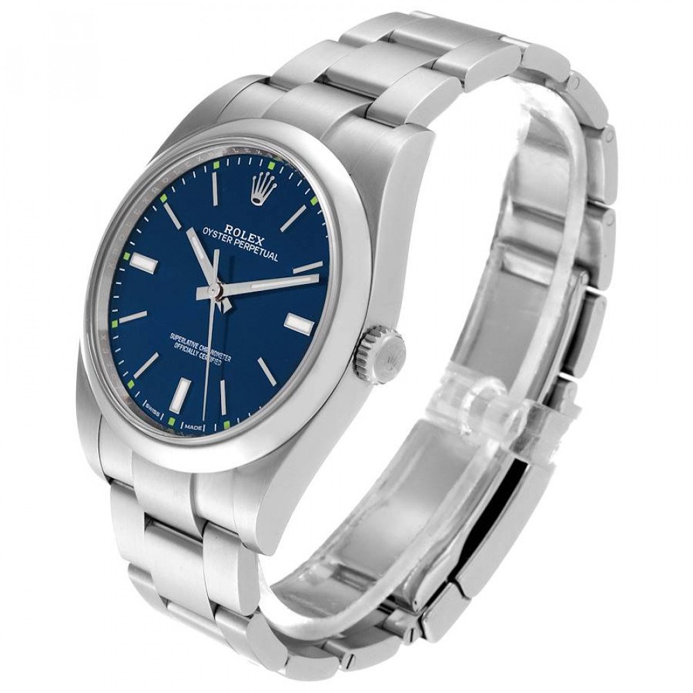 Rolex Oyster Perpetual 39mm Blue Dial Steel Mens Watch 114300 Rolex Oyster Perpetual 39mm Blue Dial Steel Mens Watch 114300