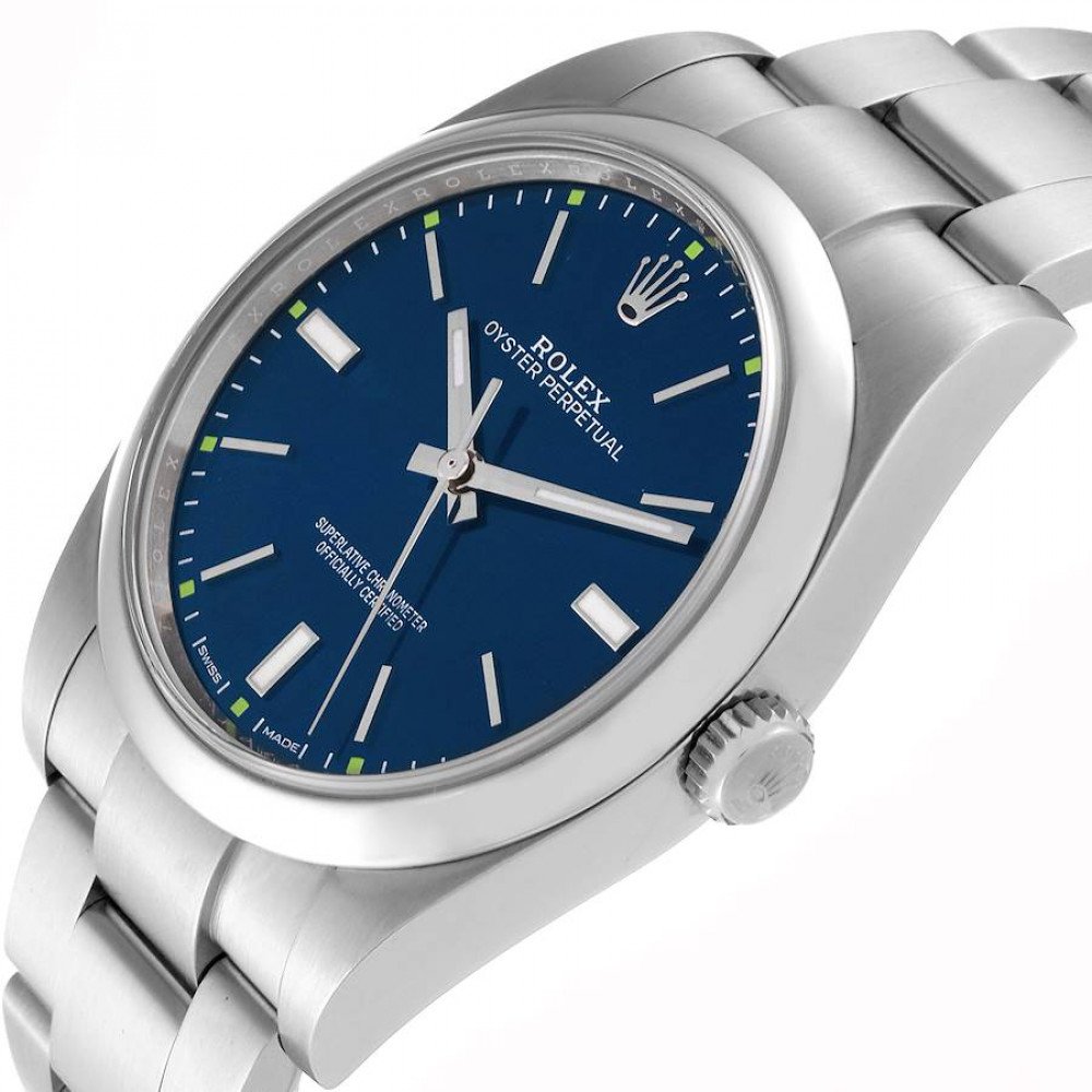Rolex Oyster Perpetual 39mm Blue Dial Steel Mens Watch 114300 Rolex Oyster Perpetual 39mm Blue Dial Steel Mens Watch 114300