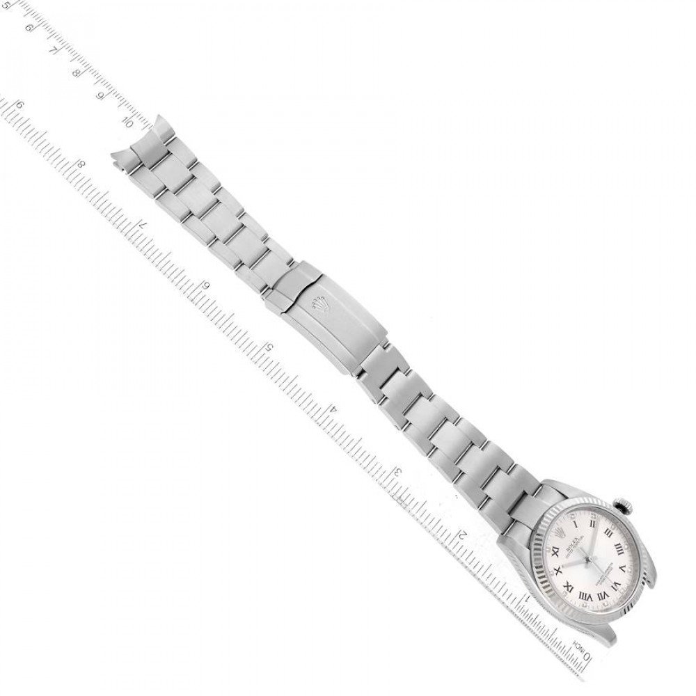 Rolex Oyster Perpetual 36 Steel White Gold Diamond Mens Watch 116034 Rolex Oyster Perpetual 36 Steel White Gold Diamond Mens Watch 116034