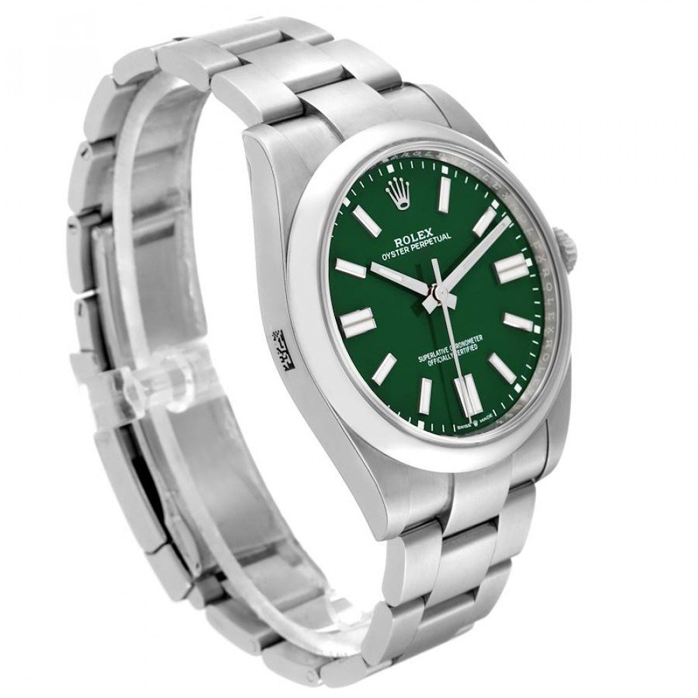 Rolex Oyster Perpetual 41mm Green Dial Steel Mens Watch 124300 Rolex Oyster Perpetual 41mm Green Dial Steel Mens Watch 124300