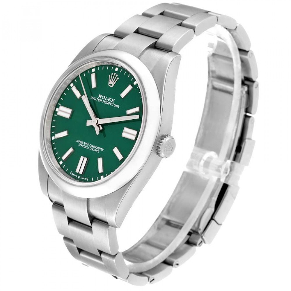Rolex Oyster Perpetual 41mm Green Dial Steel Mens Watch 124300 Rolex Oyster Perpetual 41mm Green Dial Steel Mens Watch 124300