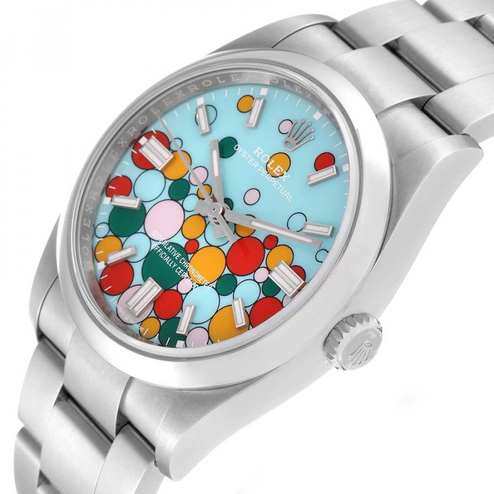 Rolex Oyster Perpetual Celebration Dial Steel Mens Watch 126000 Rolex Oyster Perpetual Celebration Dial Steel Mens Watch 126000