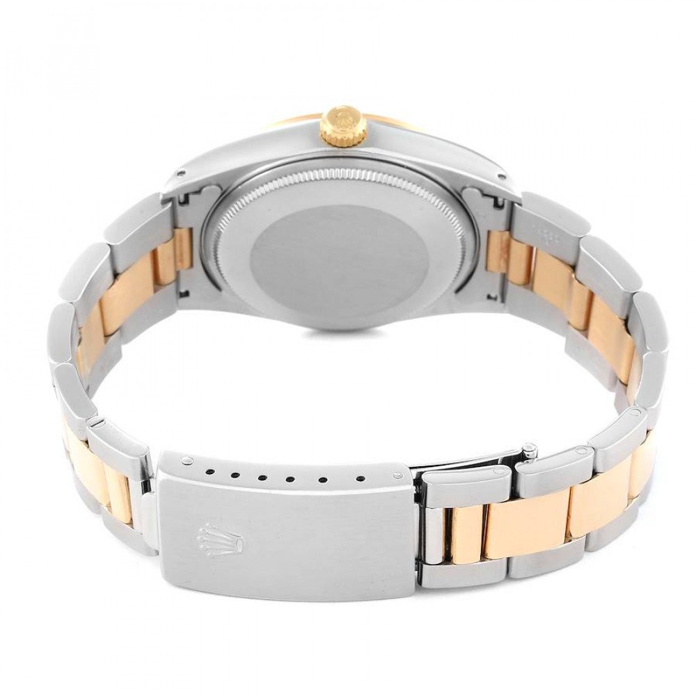 Rolex Oyster Perpetual Steel Yellow Gold Slate Dial Mens Watch 14203 Rolex Oyster Perpetual Steel Yellow Gold Slate Dial Mens Watch 14203