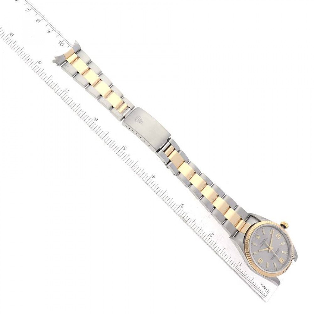 Rolex Oyster Perpetual Silver Dial Steel Yellow Gold Mens Watch 14233 Rolex Oyster Perpetual Silver Dial Steel Yellow Gold Mens Watch 14233